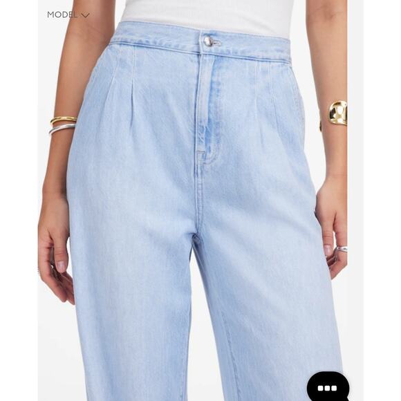 NWT Madewell The Harlow Wide-Leg Jean: Airy Denim Edition Size 31 Retail $138 - Picture 4 of 10